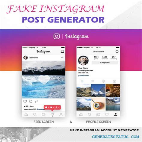 fake Instagram generator